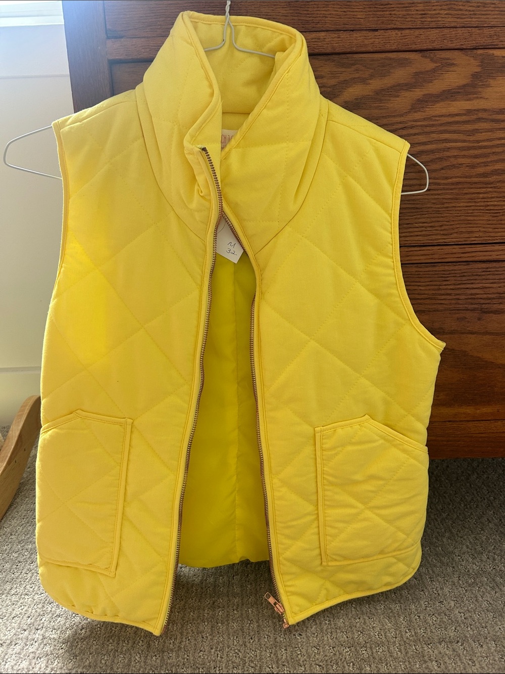 Peach Love Yellow Vest
